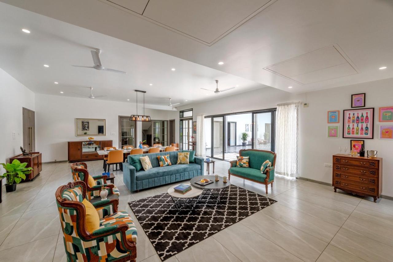 Saffronstays Mayfair Gardens 4 Bedroom Petfriendly Pool Villa Алібаґ Екстер'єр фото
