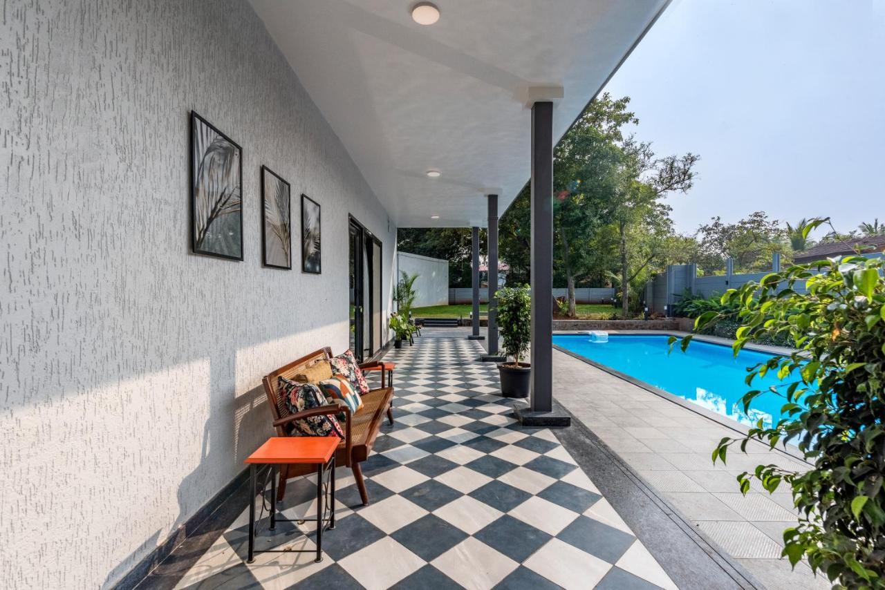 Saffronstays Mayfair Gardens 4 Bedroom Petfriendly Pool Villa Алібаґ Екстер'єр фото