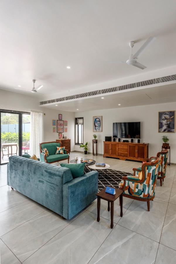 Saffronstays Mayfair Gardens 4 Bedroom Petfriendly Pool Villa Алібаґ Екстер'єр фото